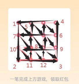 qq一笔画红包全部答案 1-25关画法解析[多图]图片25