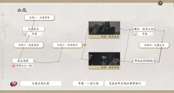 天涯明月刀手游血胤主线怎么过？新主线血胤结局攻略